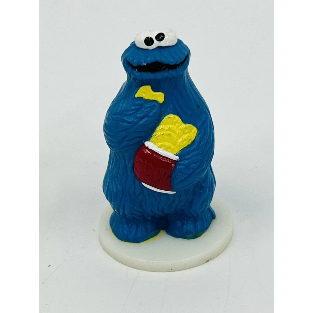 Sesame Street Set of 3 Vintage Wilton Cake Toppers Big Bird Cookie Monster Ernie